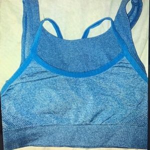 Blue Sports Bra
